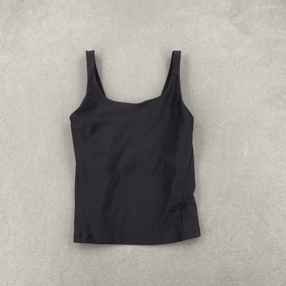 Old Navy Active Powersoft Tank Top Black Small Light Support Go-Dry Camisole
